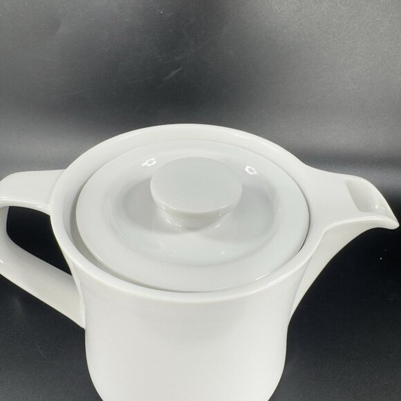 Seltmann Weiden Bavaria W Germany Praktica White Porcelain Carafe Pitcher Teapot - Picture 8 of 13